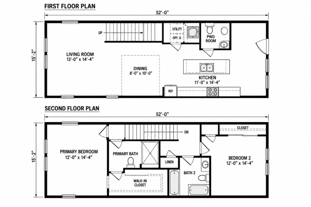 Linden floor plans